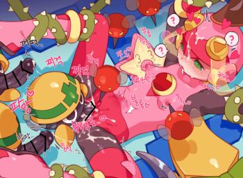 1girl blush bodysuit boots breasts capcom clitoris helmet mega_man_(series) mega_man_battle_network mettaur nipples penis pussy roll.exe_(mega_man) sex small_breasts stomach_bulge tango_dream thighhighs vaginal