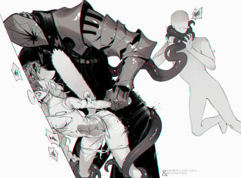 1boy 1girl 1other adra_(robots_&amp;_lace) against_wall animal_ears bound_ankles braid breasts breasts_out breath cat_ears cat_girl cat_tail covering_another&#039;s_eyes criticality_(robots_&amp;_lace) cum cum_in_pussy cum_overflow erection fangs female_ejaculation female_orgasm hand_on_another&#039;s_head heavy_breathing hetero holding_another&#039;s_wrist interspecies large_penis lifting_person long_hair moaning monster nipples no_pants open_mouth orgasm panties panties_around_thighs panty_pull penis rearing robots_&amp;_lace sarah_stone sex sex_from_behind shirt simple_background single_braid size_difference small_breasts standing standing_sex strangling tail tentacles thighhighs torn_clothes torn_shirt torn_thighhighs twitter_username underwear vaginal white_background