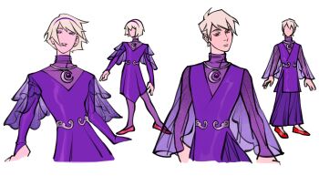 Rule 34 | 1boy, 1girl, adapted costume, belt, blonde hair, closed mouth, commentary, crescent, crescent necklace, dave strider, dress, english commentary, full body, hairband, homestuck, jewelry, layered sleeves, long sleeves, looking at viewer, multiple views, necklace, pants, pink shoes, purple dress, purple eyes, purple hairband, purple pants, purple theme, purple tunic, red eyes, red shoes, rose lalonde, see-through clothes, see-through sleeves, shoes, short hair, short over long sleeves, short sleeves, silver belt, simple background, teardew, tunic, white background, wide-leg pants