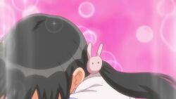 1boy 4girls animated anime_screenshot apron ass assertive_female black_hair breasts buttjob buttjob_over_clothes censored cocoa_(muchi_muchi_kyosei_seicho_ata) cum ejaculation erection fellatio green_eyes grinding handjob highres huge_ass large_breasts licking licking_penis mosaic_censoring muchi_muchi_kyosei_seicho_ata multiple_girls nipples oral panties penis rubbing rubbing_crotch sensei_(muchi_muchi_kyosei_seicho_ata) shirt sitting sitting_on_lap sitting_on_person skirt smile sound subtitled tagme teasing underwear video