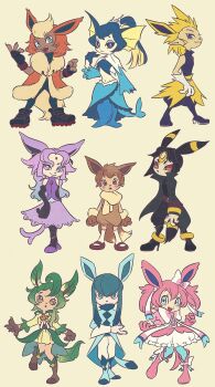 6+girls :3 :d :| ahoge animal_ears animal_nose anklet bare_shoulders belt black_coat black_footwear black_gloves black_nails black_pantyhose black_tail blonde_hair blue_eyes blue_eyeshadow blue_footwear blue_gloves blue_hair blue_nails blue_pantyhose blue_skirt blue_tail boots bow bowtie bracelet bright_pupils brooch brown_eyes brown_footwear brown_gloves brown_hair brown_jumpsuit brown_tail bubble_skirt closed_mouth coat colored_inner_hair dark-skinned_female dark_skin dress eevee eevee_ears eevee_tail elbow_gloves espeon extra_ears eyelashes eyeshadow fangs fingerless_gloves fingernails fins fish_tail flareon forehead_jewel forked_tail full_body fur-trimmed_coat fur-trimmed_gloves fur_trim gem gen_1_pokemon gen_2_pokemon gen_4_pokemon gen_6_pokemon glaceon gloves gradient_hair green_hair green_tail hair_bow head_fins high_collar high_heel_boots high_heels highres huge_ahoge jewelry jolteon jumpsuit knee_boots knees_together_feet_apart lace lace-trimmed_skirt lace-up_boots lace_trim leafeon light_blue_hair light_green_hair long_hair long_skirt long_sleeves looking_at_viewer makeup mary_janes miniskirt multicolored_bow multicolored_hair multicolored_nails multiple_girls nail_polish nintendo no_pupils open_clothes open_coat open_mouth orange_coat orange_hair pants pantyhose personification pink_boots pink_gloves pink_hair pointy_ears pokemon pokemon_tail ponytail puffy_short_sleeves puffy_sleeves purple_belt purple_eyes purple_footwear purple_skirt purple_tail red_eyes red_gemstone scarf sharp_fingernails shoes short_hair short_jumpsuit short_sleeves skirt sleeveless slit_pupils smile spiked_hair standing sylveon tail teeth thighhighs tiara twintails ukata umbreon upper_teeth_only vaporeon white_gloves white_pants white_pupils white_skirt white_thighhighs yellow_background yellow_dress yellow_nails yellow_scarf