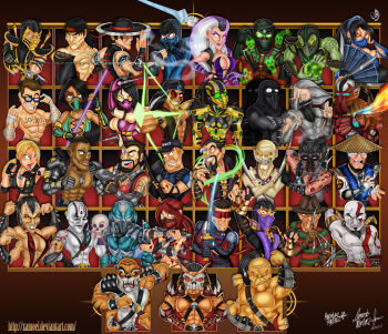 Rule 34 | 6+boys, 6+girls, baraka, cyber sub-zero, cyrax, ermac, freddy krueger, god of war, goro (mortal kombat), jackson briggs, jade (mortal kombat), kabal, kano (mortal kombat), kenshi (mortal kombat), kintaro (mortal kombat), kitana, kratos (god of war), kung lao, liu kang, mask, mileena (mortal kombat), mortal kombat (series), mortal kombat 9, multiple boys, multiple girls, nightwolf, noob saibot, raiden (mortal kombat), rain (mortal kombat), reptile (mortal kombat), sai (weapon), scorpion (mortal kombat), sektor, shang tsung, shao kahn, sheeva, sindel, skarlet, smoke (mortal kombat), sonya blade, stryker (mortal kombat), sub-zero, weapon