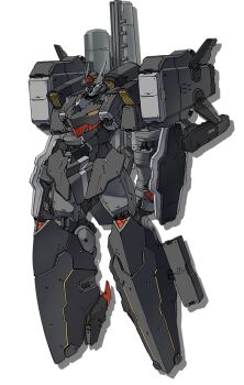 blue_eyes clenched_hands full_body looking_ahead mecha no_humans official_art robot science_fiction shadow shimizu_eiichi solo super_robot_wars super_robot_wars_v transparent_background vangray