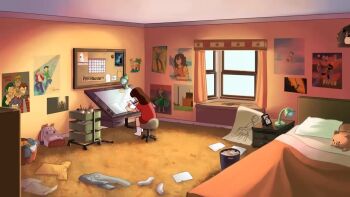 animated child drawer happy helping helpless lolita_fashion multiple_girls original paper papers rejection sad sweet_lolita tagme third-party_edit video yuri