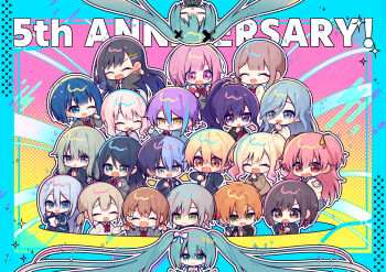 Rule 34 | >:), 1other, 4boys, 6+girls, ;d, ^ ^, absurdres, akiyama mizuki, anniversary, aoyagi touya, aqua eyes, arguing, asahina mafuyu, azusawa kohane, batsu miku, blazer, blonde hair, blue eyes, blue hair, blunt bangs, bob cut, bow, braid, brother and sister, brown hair, chibi, chibi only, closed eyes, commentary request, everyone, frown, gradient hair, green eyes, grey hair, hanasato minori, hatsune miku, highres, hinomori shiho, hinomori shizuku, hiramado miku, hoshino ichika (project sekai), jacket, kamishiro rui, kiritani haruka, kowareta sekai to utaenai miku, kusanagi nene, long bangs, long hair, low twintails, mochizuki honami, momoi airi, multicolored hair, multiple boys, multiple girls, necktie, one eye closed, ootori emu, open clothes, open jacket, open mouth, parted bangs, pink hair, ponytail, project sekai, purple hair, school uniform, shinonome akito, shinonome ena, shiraishi an, short hair, siblings, side ponytail, sidelocks, smile, sweatdrop, sweater, talking, tenma saki, tenma tsukasa, twintails, two-tone hair, two side up, v-shaped eyebrows, very long hair, wavy hair, yoisaki kanade, yunameko 0408