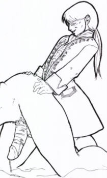 2boys ass capcom erect_while_penetrated erection hands_on_ass male_focus multiple_boys penis precum ramon_salazar resident_evil resident_evil_4 size_difference smaller_dominant tactical_snake tacticalsnake_(artist) yaoi