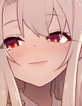 1boy 1girl animated ascot bare_shoulders blush breasts cape dress elbow_gloves fate/kaleid_liner_prisma_illya fate_(series) feather_hair_ornament feathers gloves grabbing_another's_breast groping hair_between_eyes hair_ornament hands_on_another's_shoulders highres illyasviel_von_einzbern layered_gloves loli long_hair looking_back nipple_stimulation nipple_tweak open_mouth pink_dress pink_gloves prisma_illya red_eyes rougetsu_(eclipse) sidelocks small_breasts smile sound speech_bubble tagme two_side_up video white_cape white_gloves white_hair