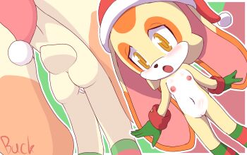 1girl brown_eyes buckhori159 cream_the_rabbit loli nipples nude pussy sonic_(series)