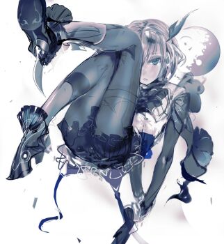 Rule 34 | 1girl, high heels, md5 mismatch, original, panties, panties under pantyhose, pantyhose, resized, resolution mismatch, source larger, underwear, uturo