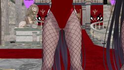 3d 4girls animated arms_up audible_music black_hair bouncing_ass bouncing_breasts breasts cleavage dancing fishnets ghost_dance indie_virtual_youtuber indoors long_hair multiple_girls multiple_persona music_video playboy_bunny ponytail rabbit_ears rabbit_tail sound tagme trinity_infinity very_long_hair video virtual_youtuber