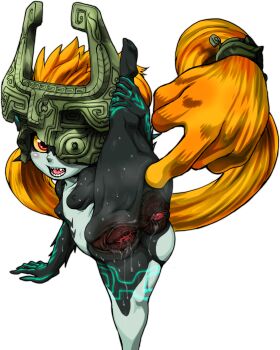 Rule 34 | 1girl, anus, blush, covered erect nipples, female focus, highres, midna, nezunezu, nintendo, open mouth, presenting, presenting anus, presenting pussy, pussy, solo, tagme, the legend of zelda, the legend of zelda: twilight princess