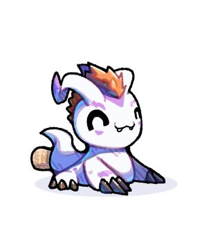 Rule 34 | claws, closed eyes, digimon, digimon (creature), fangs, gomamon, highres, no humans, red hair, short hair, simple background, solo, sunsnak sn, white background, white fur