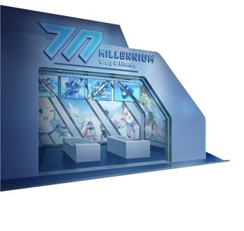 Rule 34 | :d, aris (blue archive), blue archive, english text, green eyes, midori (blue archive), millennium science school logo, momoi (blue archive), neru (blue archive), neru (school uniform) (blue archive), official art, open mouth, red eyes, seia (blue archive), smile, snowball, tagme, transparent background, weapon, yuzu (blue archive)