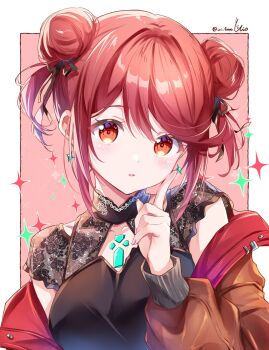 1girl alternate_costume pyra_(xenoblade) red_eyes red_hair solo ui_frara xenoblade_chronicles_(series) xenoblade_chronicles_2