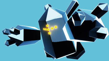 3d artist_request blue_background creature full_body gen_3_pokemon highres legendary_pokemon nintendo no_humans pokemon pokemon_(creature) regice simple_background solo