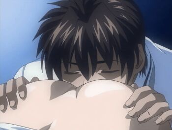 00s 2002 age_difference animated animated_gif ass bent_over bible_black bible_black_night_of_the_walpulgiss bow bowtie closed_eyes cunnilingus female_teacher hands_on_another&#039;s_hips huge_ass licking mature_female minase_taki nude older_female_and_younger_male oral red_bow red_bowtie school_uniform shirt tagme takashiro_hiroko teacher_and_student tongue tongue_out white_shirt