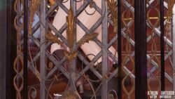 1girl 3d against_wall animated artist_name ashley_graham ass audible_speech blender_(medium) blonde_hair bouncing bouncing_ass capcom elevator from_behind green_eyes huge_ass indoors jiggle leon_s._kennedy moaning panties pantsushi patreon_username pov resident_evil resident_evil_4 resident_evil_4_(remake) ribbed_sweater ripples sex sex_from_behind short_hair sound sound_effects standing standing_sex sweater sweater_vest turtleneck uncensored underwear video video_game white_panties