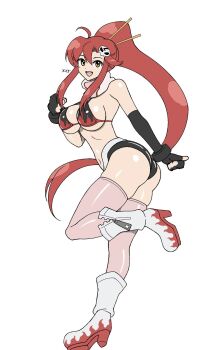 1girl breasts large_breasts long_hair red_hair solo tengen_toppa_gurren_lagann yoko_littner