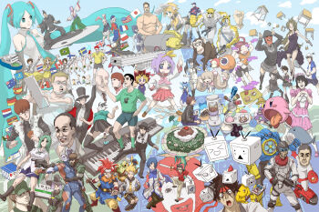 >_< (^o^)/ 00s 1990s_(style) 6+boys 6+girls abe_takakazu air_man american_flag angry_german_kid annotation_request apeman aqua_hair assault_rifle atlus australian_flag bald big_boss billy_herrington bishoujo_senshi_sailor_moon black_hair black_legwear blender_(object) blonde_hair blue_eyes blue_hair blush boat bow brazil brazilian_flag breasts brown_eyes brown_hair canada canadian_flag capcom caramelldansen card cheetahman cheetahmen cheetahmen_ii cheetamen chiba_mamoru child chimpanzee chrono chrono_(series) chrono_trigger cigarette cirno closed_eyes cloud code_geass cool_&amp;_sexy_(idolmaster) crono_(chrono_trigger) crossover curry cute_&amp;_girly_(idolmaster) dancing dango danjo_(tarou) daromeon desk dialogue_box dutch_flag echizen_ryooma embarrassed error_message everyone fighting_stance flag food france french_flag frog_(chrono_trigger) futami_ami game_console gen_1_pokemon german_flag germany glasses gouketsuji_ichizoku gray_fox_(metal_gear) green_eyes green_hair gun hagiwara_yukiho hair_bobbles hair_bow hair_ornament happy hat hatsune_miku headband helmet higurashi_no_naku_koro_ni hiiragi_tsukasa holding holding_card idolmaster idolmaster_(classic) idolmaster_1 instrument japan japanese_clothes japanese_flag jewelry kagamine_len kagamine_rin kaiba_seto kaito_(vocaloid) katana kenya kenyan_flag keyboard_(instrument) kirby kirby_(series) kodomo_no_jikan kokonoe_rin konami kotohime_(goketsuji_ichizoku) kuso_miso_technique large_breasts long_hair looking_at_viewer lucky_star madlax mai_(popotan) making-of_available mask matsuoka_shuuzou mcdonald's mega_man_(classic) mega_man_(series) mega_man_2 meme metal_gear_(series) metal_gear_solid metal_gear_solid_3:_snake_eater mexican_flag miniskirt monkey moriya_suwako multiple_boys multiple_crossover multiple_girls muto_yugi naked_snake necklace nerunerunerune neta nice_boat_(meme) niconico nintendo open_mouth pikachu pink_hair pokemon pokemon_(creature) ponytail popotan purple_hair real_life red_eyes red_hair reisen_udongein_inaba retro_artstyle ribbon rifle ronald_mcdonald rurouni_kenshin sagara_sanosuke sailor_moon scar school_uniform serafuku short_hair shounen_jump side_ponytail skirt sky small_breasts smile solid_snake sonozaki_shion spain spanish_flag spiked_hair square_enix steamroller super_famicom surprised suzuki_ichiro suzuki_ichirou suzumiya_haruhi suzumiya_haruhi_no_yuuutsu sword tennis_no_ouji-sama thai_flag thailand the_monkey_(dance) thighhighs tomitake_jirou top_hat touhou tsukino_usagi tuxedo tuxedo_kamen twintails union_jack united_states very_long_hair vocaloid waddle_dee waddle_doo wagashi watercraft weapon werther's_original whale witch_hat yagokoro_eirin yami_yugi yaranaika yatta! yellow_devil_(mega_man) yin_yang yu-gi-oh! yu-gi-oh!_duel_monsters zero_(code_geass) zettai_ryouiki