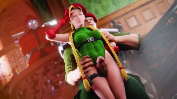 1boy 20s 2boys 3d ahoge amateurthrowaway animated arm_grab armor audible_music bad_tag beret blank_eyes blender_(medium) blonde_hair blurry blurry_background bouncing_breasts braid breasts cammy_white capcom character_request clueless depth_of_field dutch_angle erection expressionless glowing glowing_eyes grabbing green_leotard green_pants green_sweater hand_on_another's_waist harness hat hetero highres holster hypnosis indoors kiss large_penis leg_holster leotard long_hair long_sleeves looping_animation m_bison medium_breasts military military_uniform mind_control multiple_boys multiple_views pants penis penis_out red_beret red_headwear rubbing salute shoulder_armor sound standing standing_at_attention street_fighter street_fighter_v submission sweater tagme thigh_sex tongue tongue_out twin_braids twintails uncensored uniform very_long_hair video watching white_eyes