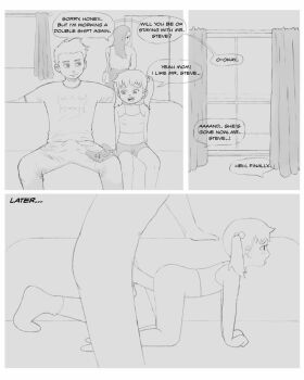 1boy 2girls after_vaginal aftersex age_difference all_fours animated anus ass babysitter bad_tag bent_over bottomless bulge cum cum_in_pussy cumdrip deep_skin doggystyle english_text erection erection_under_clothes feet flat_chest greyscale hetero highres legs loli moaning monochrome mother_and_child mother_and_daughter multiple_girls navel onii-loli original pants parent_and_child penis sex sex_from_behind shirt sound speech_bubble tagme thighs twintails vaginal video xerodark30