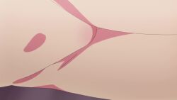 1girl agatsuma_makina android animated anime_screenshot bed bouncing_breasts breasts collarbone completely_nude gradient_hair highres kakushite!_makina-san!! large_breasts lying multicolored_hair nipples no_pussy nude on_side orange_hair pink_hair red_hair robot robot_girl sound tagme thighs video