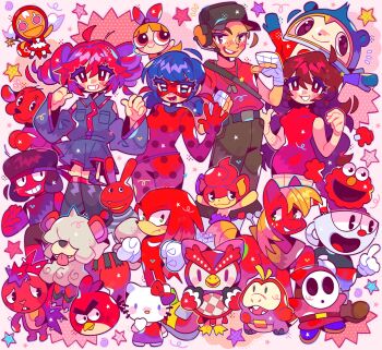 31_minutos 5boys 6+girls absolutely_everyone among_us angry_birds animal animal_crossing animal_ears annotation_request big_macintosh bird bird_girl blossom_(ppg) cat_ears cat_girl celeste_(animal_crossing) cherry_cookie clifford_(dog) clifford_the_big_red_dog color_connection commentary cookie_run crewmate_(among_us) crossover cuphead cuphead_(game) elmo english_commentary everyone flaky_(happy_tree_friends) friday_night_funkin&#039; fuecoco furry furry_female furry_male gen_5_pokemon girlfriend_(friday_night_funkin&#039;) happy_tree_friends hello_kitty hello_kitty_(character) highres hisuian_growlithe jack0ran juan_carlos_bodoque kasane_teto knuckles_the_echidna kuma_(persona_4) ladybug_(miraculous_ladybug) mario_(series) miraculous_ladybug multiple_boys multiple_crossover multiple_girls my_little_pony my_little_pony:_friendship_is_magic nintendo pansear persona persona_4 pokemon pokemon_(creature) pony_(animal) powerpuff_girls rabbit_boy rabbit_ears red_(among_us) red_(angry_birds) red_scout_(tf2) red_theme ruby_(steven_universe) sanrio scout_(tf2) sesame_street shy_guy sonic_(series) standing steven_universe superhero_costume team_fortress_2 tomboy utau