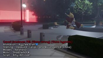 3d alakazam amateurthrowaway animated armpit_sex armpits breasts canari_(pokemon) emma_(pokemon) gen_1_pokemon mega_alakazam mega_pokemon mind_control misuzugon netorare nintendo nipples opaluva pokemon pokemon_legends:_z-a sex sound tagme vaginal video