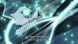 animated battle blonde_hair blood city destruction hibino_kafka hibino_kafka_(kaiju_form) kaijuu_no._8 kaijuu_no._9 monster punching shinomiya_kikoru sound tagme twintails video