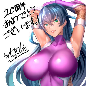 1girl breasts igawa_asagi large_breasts lilith-soft long_hair sasayuki solo taimanin_(series) taimanin_asagi