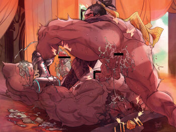 2boys 69 abs anal anal_squirting anilingus anus ass bar_censor bara blush bottomless bukkake cassidy_(overwatch) censored clothed_male_nude_male cum cum_from_ass cum_in_ass cum_in_mouth cum_on_ass cum_on_body cum_on_male cum_on_sheets cum_on_tongue cum_overflow cumdrip dreadful_alibi ejaculating_while_penetrated ejaculation erection fellatio gaping gaping_anus handjob hanzo_(overwatch) happy_sex large_penis legs_apart looking_at_viewer male_ass male_focus male_penetrated multiple_boys muscular muscular_arms muscular_legs muscular_male muscular_uke nipples nude oral orgasm pectorals penis perineum presenting presenting_anus projectile_cum sex shiny_anus spread_legs testicles thighs toned toned_male toned_stomach twitching_anus veins veiny_penis well_used_anus yaoi