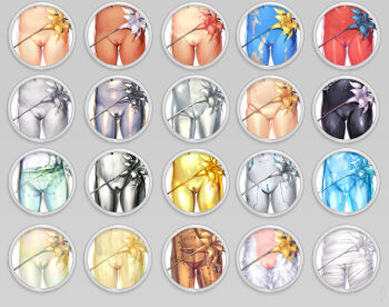 6+girls android bandages blue_skin bottomless bug cameltoe caterpillar circle cleft_of_venus colored_skin copper dark-skinned_female dark_skin doll_joints faceless flower glass grey_skin groin head_out_of_frame highres joints lineup loli marble metal metallic multiple_girls mummy no_panties observerz original pussy pussy_peek red_skin robot see-through_clothes statue stone tan tanline thighs transparent uncensored water wood bad_tag woolly yellow_skin
