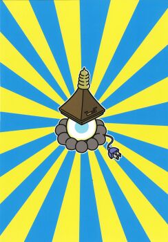 back_cover bishamonten's_pagoda cover electric_plug highres no_humans rodney_(melagal) sunburst switch touhou