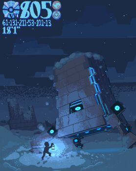 1other aqua_eyes beast_ball cloud commentary english_commentary gen_7_pokemon height holding holding_lantern jrrack24 lantern night nintendo outdoors poke_ball pokedex_number pokemon pokemon_(creature) pokemon_focus roman_numeral ruins sky stakataka star_(sky) stats ultra_beast