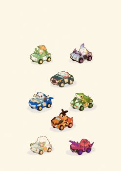:d arms_up blue_fire brown_eyes car chandelure closed_mouth colored_sclera commentary_request cottonee eelektross emboar fire flower gen_5_pokemon hand_up highres lilligant litwick looking_at_viewer motor_vehicle nintendo no_humans open_mouth oshawott petilil pokemon pokemon_(creature) purple_fire red_flower samurott scolipede serperior simple_background sitting smile snivy starter_pokemon_trio tepig tynamo venipede waving whimsicott yellow_background yellow_eyes yellow_sclera zozozoshion