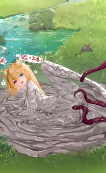 absurdres cat cat_girl clay highres mud muddy quicksand rumia tentacles u9732u7c73u5a05