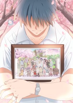 Rule 34 | > <, 00s, 6+boys, 6+girls, absolutely everyone, antenna hair, bad id, bad pixiv id, belt, blue eyes, blue hair, botan (clannad), brown eyes, brown hair, cat, cherry blossoms, clannad, closed eyes, crossed arms, doll, dress, everyone, facial hair, fujibayashi kyou, fujibayashi ryou, furukawa akio, furukawa nagisa, furukawa sanae, glasses, good end, grey hair, hair bobbles, hair ornament, hair over eyes, hairband, happy, highres, ibuki fuuko, ibuki kouko, ichinose kotomi, inoue (inouetoto), jewelry, kneeling, koumura toshio, long hair, miyazawa yukine, multiple boys, multiple girls, mustache, nishina rie, okazaki naoyuki, okazaki shino, okazaki tomoya, okazaki ushio, petals, photo (object), purple hair, red eyes, ring, sagara misae, sakagami tomoyo, short hair, shorts, siblings, sidelocks, sisters, skirt, smile, squatting, steepled fingers, sugisaka, sunohara mei, sunohara youhei, twins, twintails, v, watch, wedding band, wristwatch, yoshino yuusuke