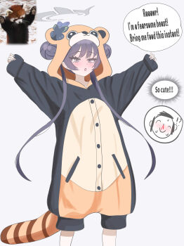 1girl absurdres bear_pajamas blue_archive highres kisaki_(blue_archive) pajamas runarie