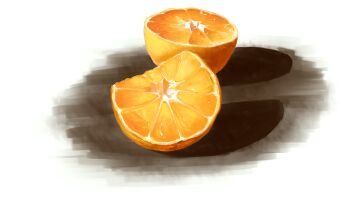 commentary_request food food_focus fruit fruit_focus mandarin_orange mandarin_orange_slice no_humans original ramii shadow