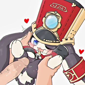 1boy 1other :3 absurdres animal_ears animal_feet anus arm_up barefoot blue_eyes blush blush_stickers body_fur bottomless chromatic_aberration erection feet furry furry_with_non-furry grey_background grey_fur happy hat heart highres honkai:_star_rail honkai_(series) imminent_penetration interspecies jacket long_animal_ears looking_at_viewer lying null_bulge on_back one_eye_closed open_mouth penis pom-pom_(honkai:_star_rail) rabbit_ears rabbit_tail red_hat red_jacket red_leopard shako_cap short_tail simple_background smile solo_focus tail two-tone_fur uncensored veins veiny_penis white_fur x-ray