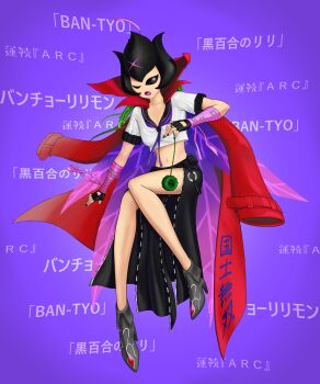 Rule 34 | bancholilimon, banchou, delinquent, digimon, digimon (creature), fairy, flower, highres, monster girl, nail polish, petals, plant girl, renzoku arc