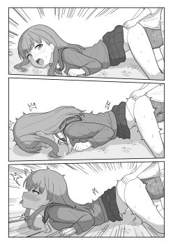 1futa 1girl age_difference ahegao bar_censor censored clothed_sex crying crying_with_eyes_open cum cum_in_pussy doggystyle futa_with_female futanari huge_penis loli long_hair medium_hair monochrome open_mouth original penis rape school_uniform sex sex_from_behind sweat tears tongue tongue_out top-down_bottom-up