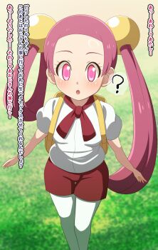 1girl highres hypnosis mind_control mira_(pokemon) nintendo pink_hair pokemon pokemon_dppt solo twintails yugo-eti