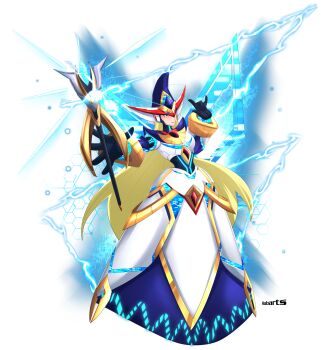 \n/ absurdres android armor armored_dress aura axasempai berkana_(mega_man) black_bodysuit black_gloves blonde_hair blue_eyes bodysuit bracelet breastplate breasts capcom cast casting_spell chest_jewel circuit_board digital_dissolve dress electricity electrokinesis floating_staff gloves glowing hat headphones highres holding holding_staff jeweled_hat jewelry joints large_breasts lightning lipstick long_dress long_hair makeup mechanical_wings mega_man_(series) mega_man_x_(series) mega_man_x_dive mega_man_xtreme_2 pink_lips plate_armor robot robot_girl robot_joints serious shoulder_armor shoulder_spikes simple_background sparks spikes staff turtleneck white_background white_dress wide_hips wings witch witch_hat wristband