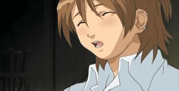 iizuka_mika panchira_teacher penetration_gesture school_uniform