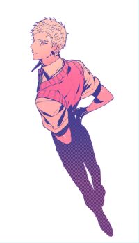 Rule 34 | 1boy, aki 00, bandaid, bandaid on face, bandaid on forehead, black pants, black ribbon, closed mouth, collared shirt, commentary, from behind, full body, gekkoukan high school uniform, grey hair, highres, looking at viewer, looking back, male focus, neck ribbon, pants, persona, persona 3, red sweater vest, ribbon, sanada akihiko, school uniform, shirt, short hair, solo, standing, sweater vest, white background, white shirt