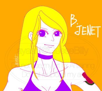 Rule 34 | 1girl, arm tattoo, b. jenet, blonde hair, breasts, choker, cleavage, collarbone, dress, fatal fury, garou: mark of the wolves, long hair, purple dress, purple eyes, rose tattoo, snk, solo, tattoo, the king of fighters