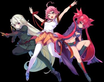 3girls akaga_hirotaka arcana_heart arcana_heart_3 character_request lowleg multiple_girls scharlachrot source_request tagme