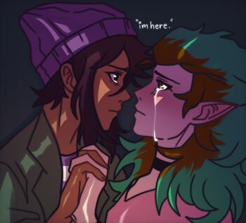 2021 2girls amity_blight crying dark-skinned_female dark_skin davriann luz_noceda multiple_girls pale_skin tears the_owl_house twitter yuri