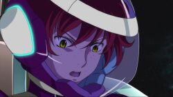 action animated anime_screenshot audible_speech bad_haro beam_gun blood breasts clueless confused coughing coughing_blood death defeated_villainess destruction dying earrings english_audio explosion fangs female_focus freckles gundam gundam_00 gundam_throne_drei helmet helpless humiliation impaled jewelry large_breasts legs_apart louise_halevy mecha mobile_suit nena_trinity peril pilot_helmet pilot_suit red_hair regnant revenge ribbons_almark robot ryona scared screaming shot sound space spoilers spread_legs stud_earrings video yellow_eyes